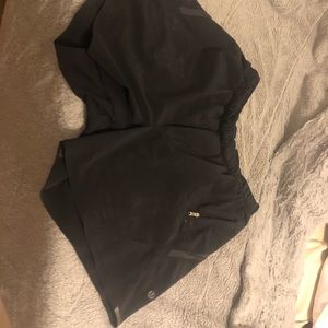 Lululemon men’s black surge shorts 5” inseam